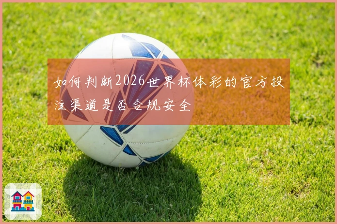 如何判断2026世界杯体彩的官方投注渠道是否合规安全