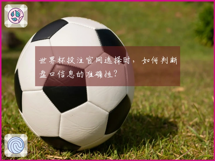 世界杯投注官网选择时，如何判断盘口信息的准确性？